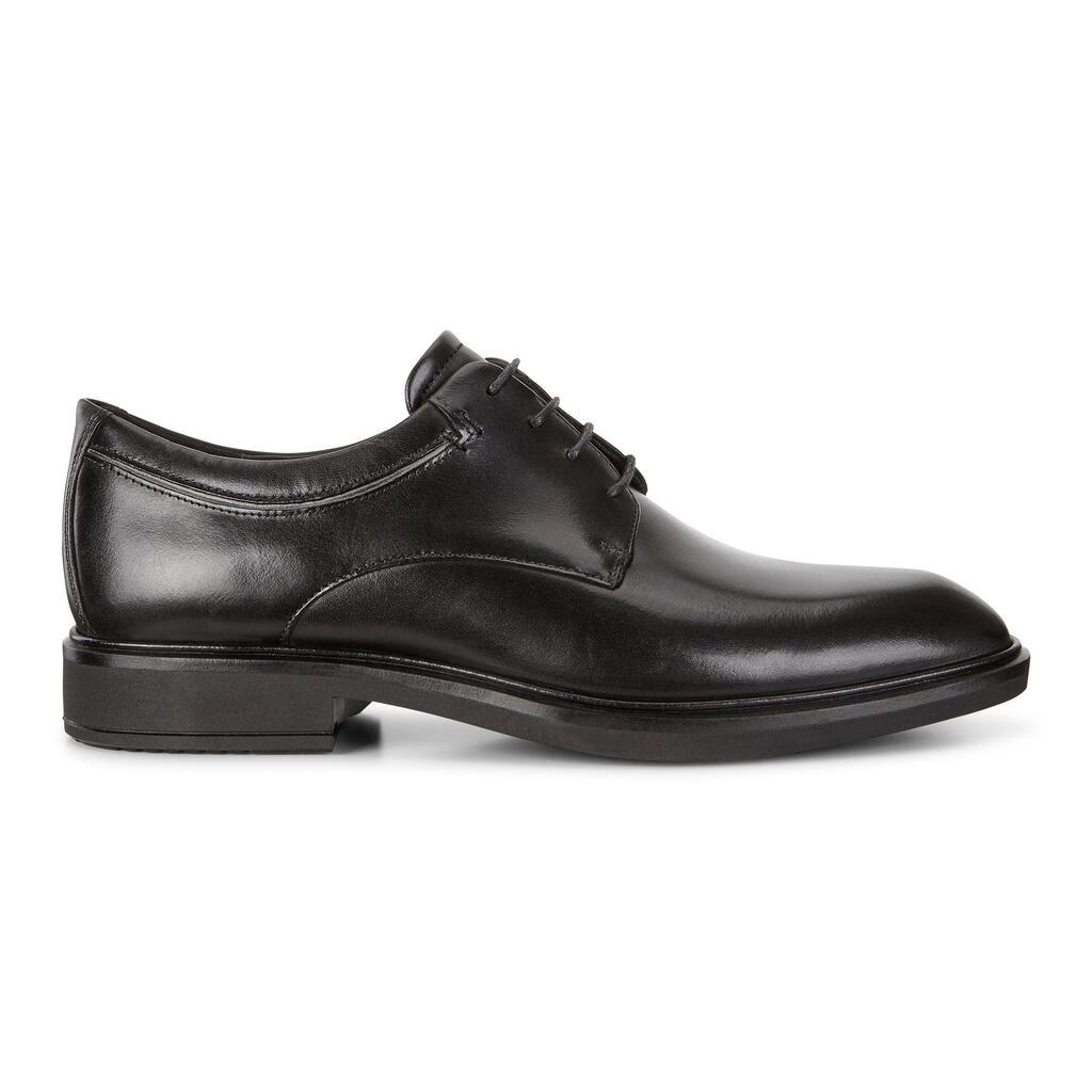 Ecco Vitrus Ii Apron Toe Tie Mens Dress Shoes In Black - India GLI-593601